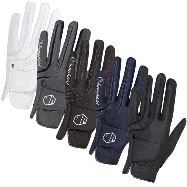Samshield V-Skin Hunter suede and silicon gloves in white, grey, brown, navy and black