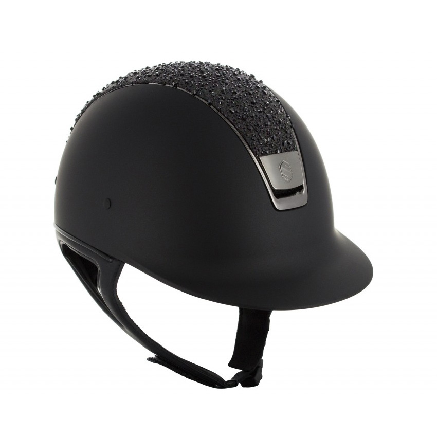 Samshield Shadowmatt Helmet - Crystal Medley Top - Royal Equestrian