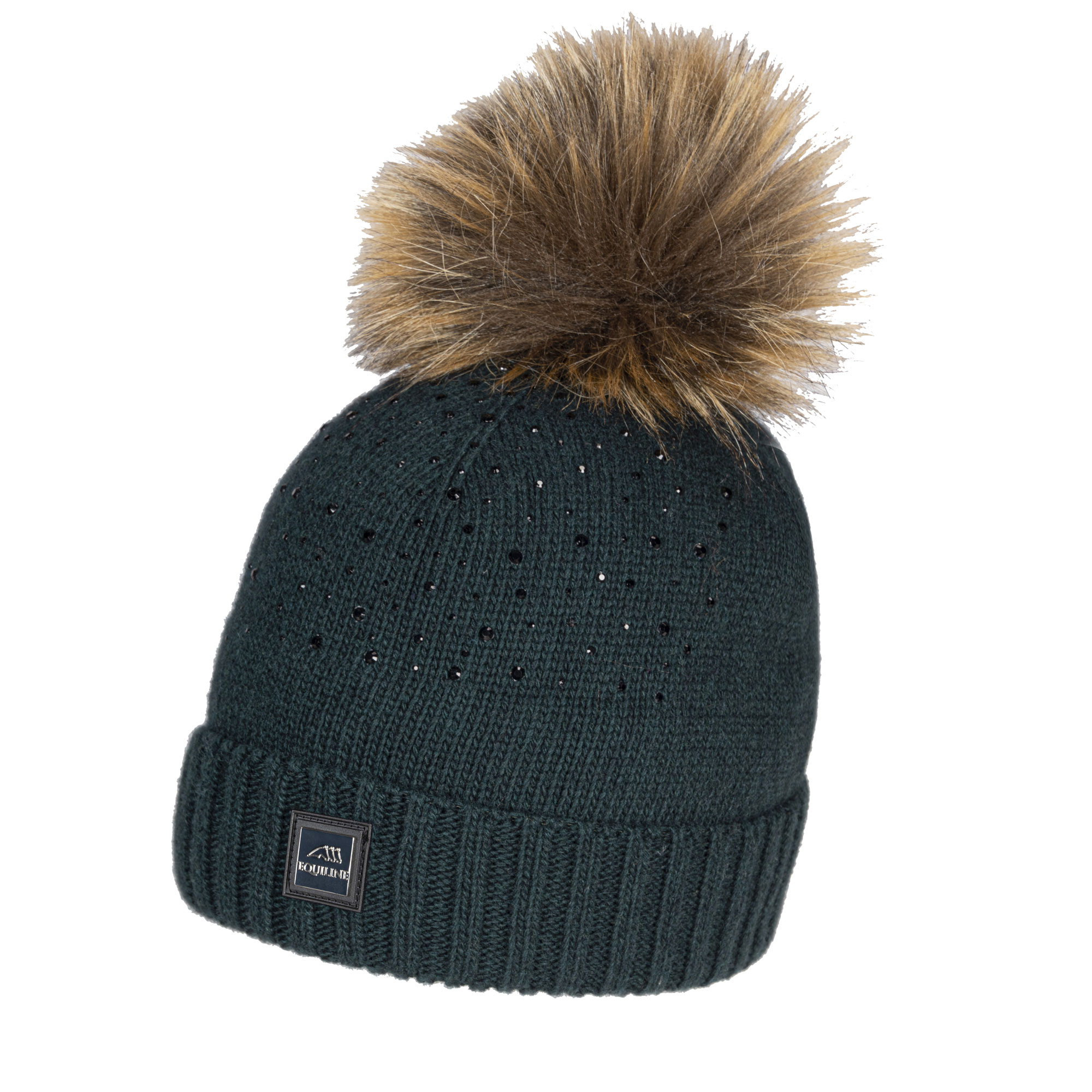 Equiline Knitted Bobble Hat Geneg 