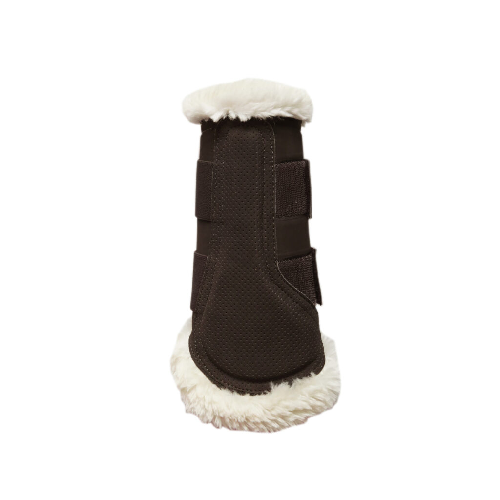 Guêtres Brushing Boots Velvet Contrast - protection cheval