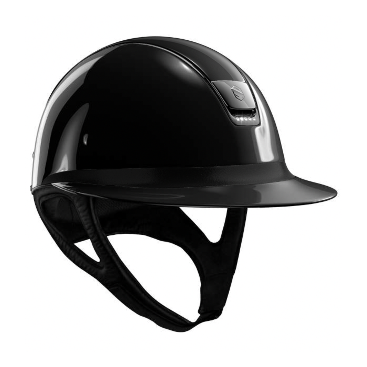 Samshield Miss Shield Glossy Helmet - 5 Swarovski Trim - Royal Equestrian