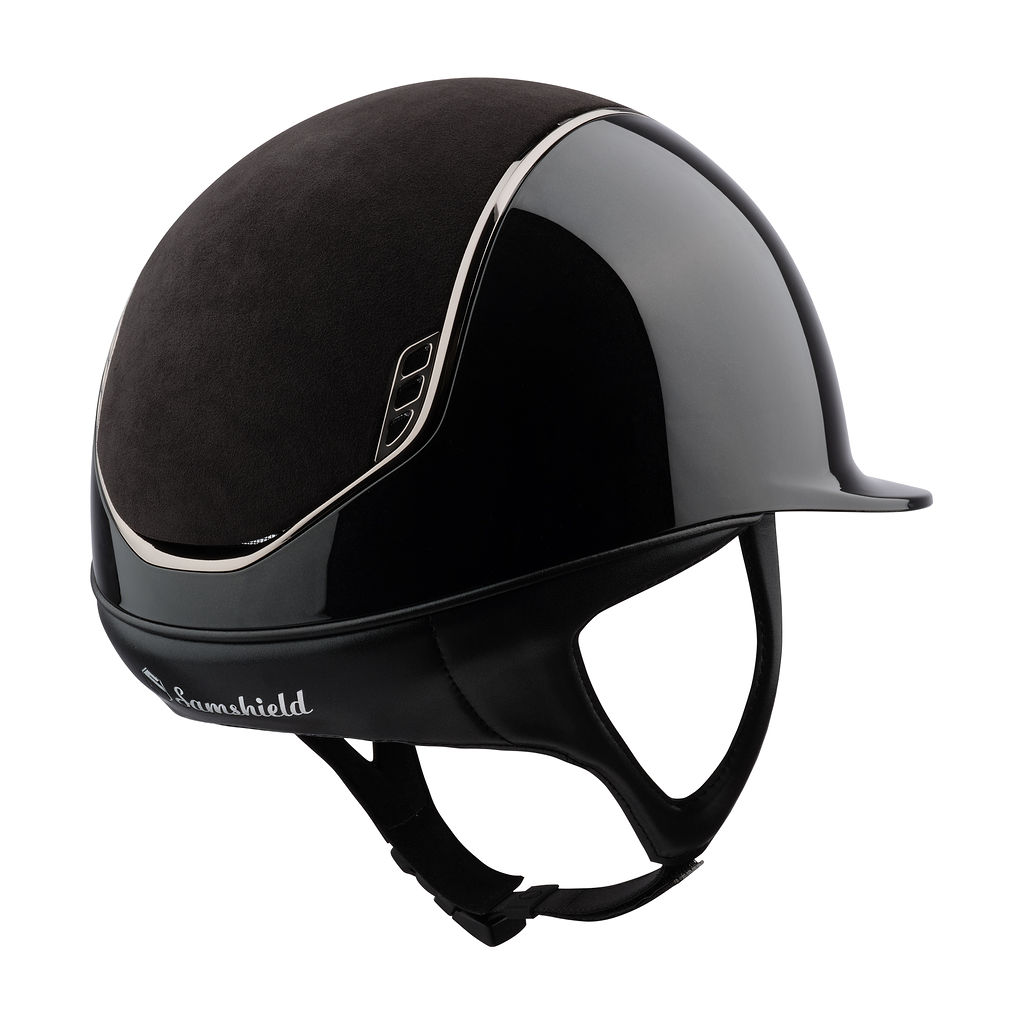 Samshield 2.0 Shadowglossy Helmet - Alcantara Top - Crystal Fabric ...