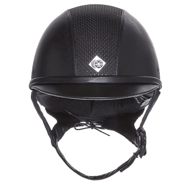 Charles Owen Ayr8® Plus With Piping Leather Look Riding Hat - Chelford