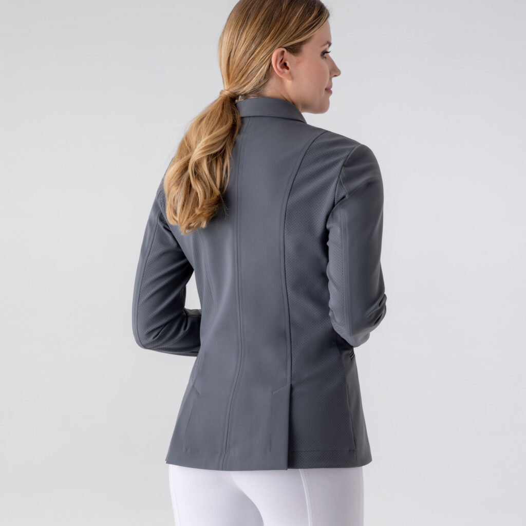 Giacca Equiline Catec Impermeabile E Antivento Donna - Softshell Tecnico Per Equitazione, Colore Nero