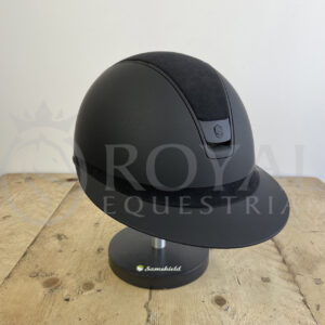 Samshield 2.0 Miss Shield Shadowmatt Helmet – Alcantara – Matte Trim & Blazon