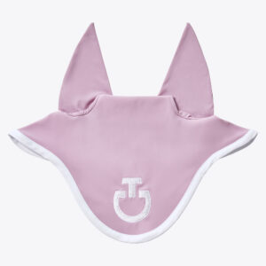 CT Lightweight Jersey Stripe Ear Net - Pale Mauve