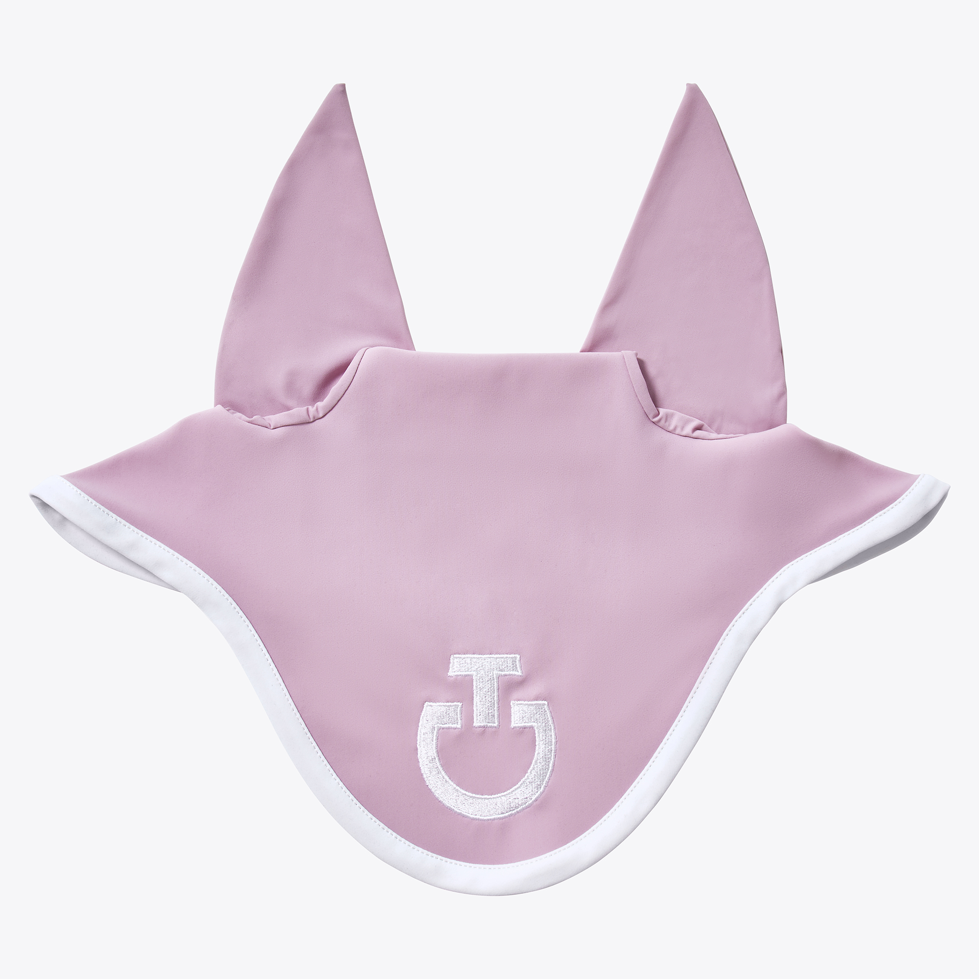 CT Lightweight Jersey Stripe Ear Net - Pale Mauve