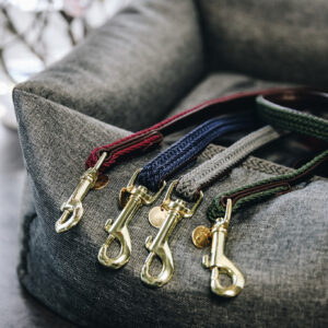 Kentucky Plaited Nylon Dog Lead - 120cm