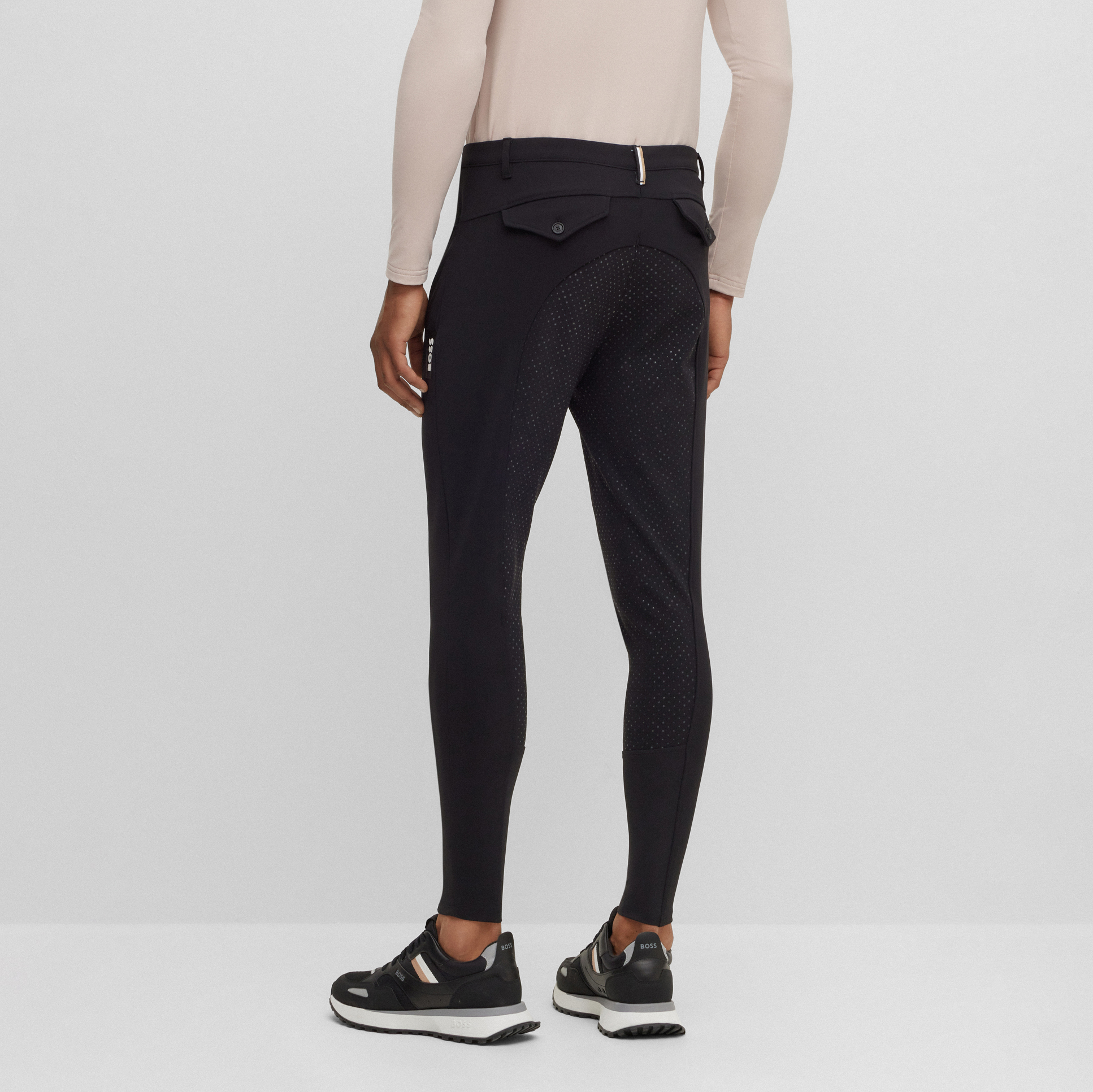 BOSS Equestrian Mens Full Grip Breeches Jim - Image 3