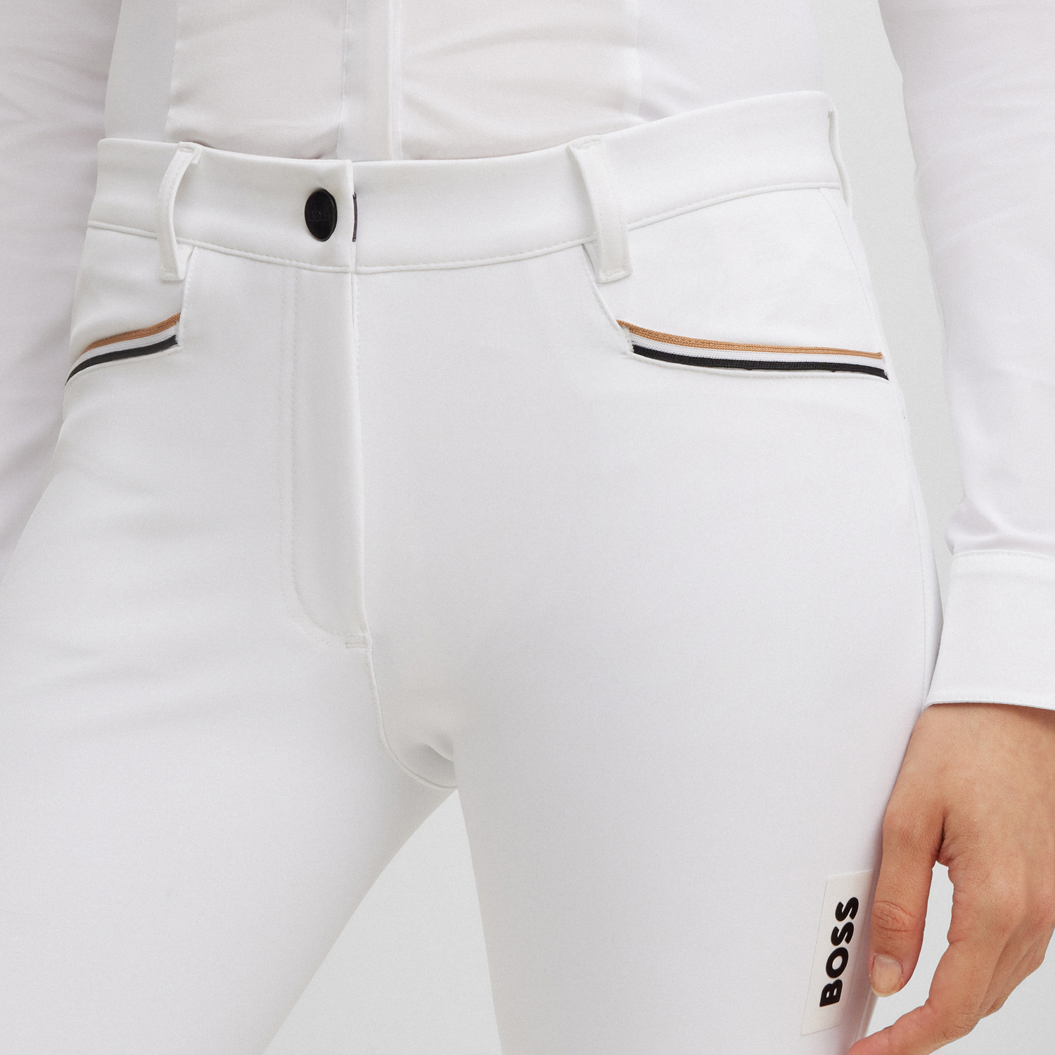BOSS Equestrian Knee Grip Breeches Hazel - Image 11