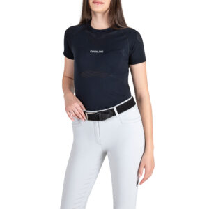 Equiline Womens Seamless Short Sleeved T-Shirt Cianec - XL/XXL