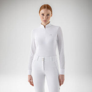 Equiline Womens Long Sleeved Competition Polo Golig