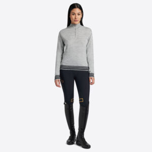 RG Wool Blend Half Zip Sweater