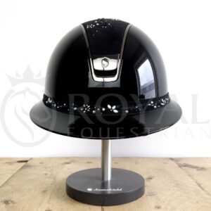 Samshield 2.0 Miss Shield Shadow Glossy Helmet - Flower Jewelry