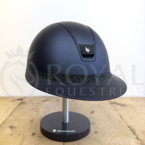 Samshield 2.0 Miss Shield Shadowmatt Helmet - Crystal Fabric Summer Nights Frontal Band & Blazon