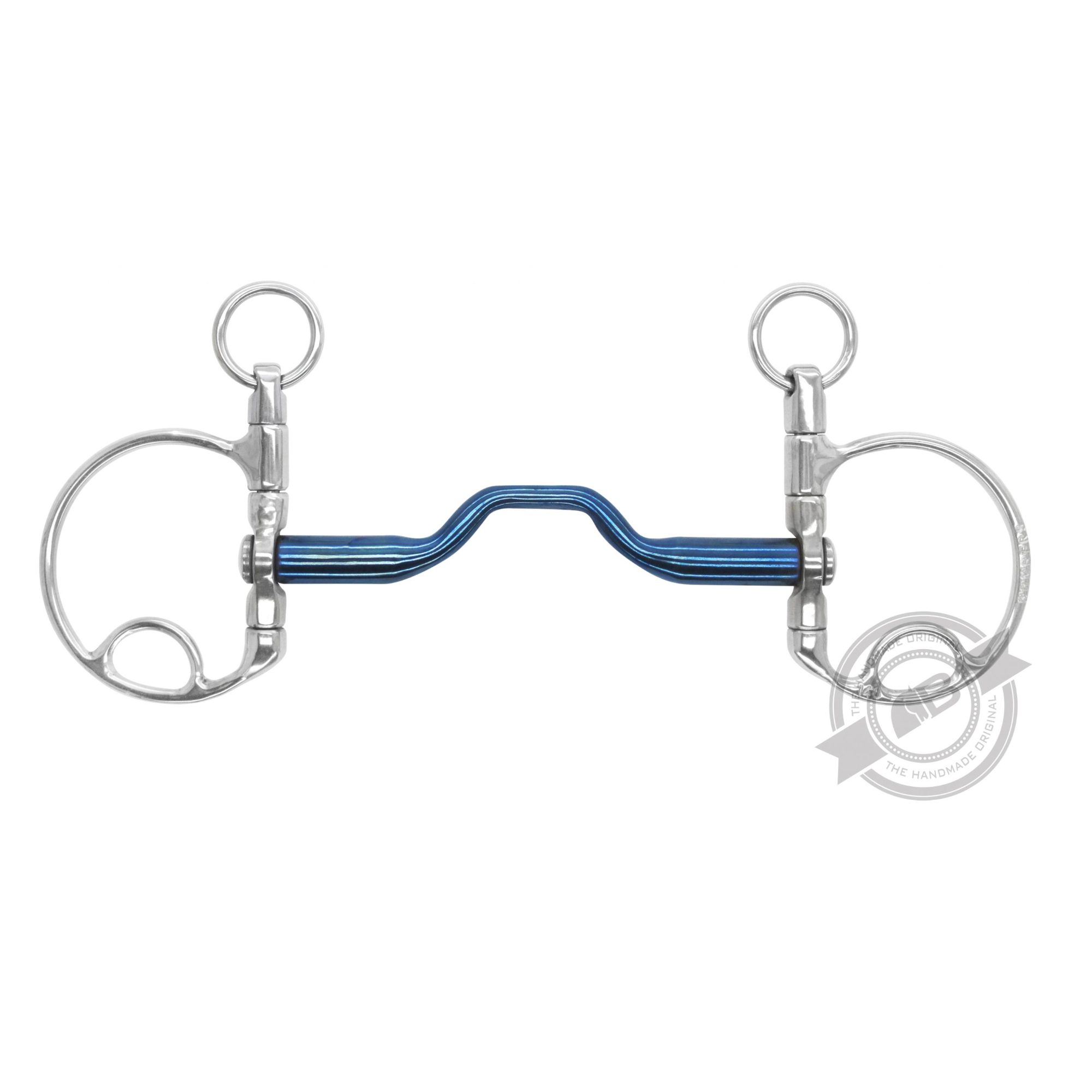Bombers DC Dressage Bomber Blue Swivel Bit