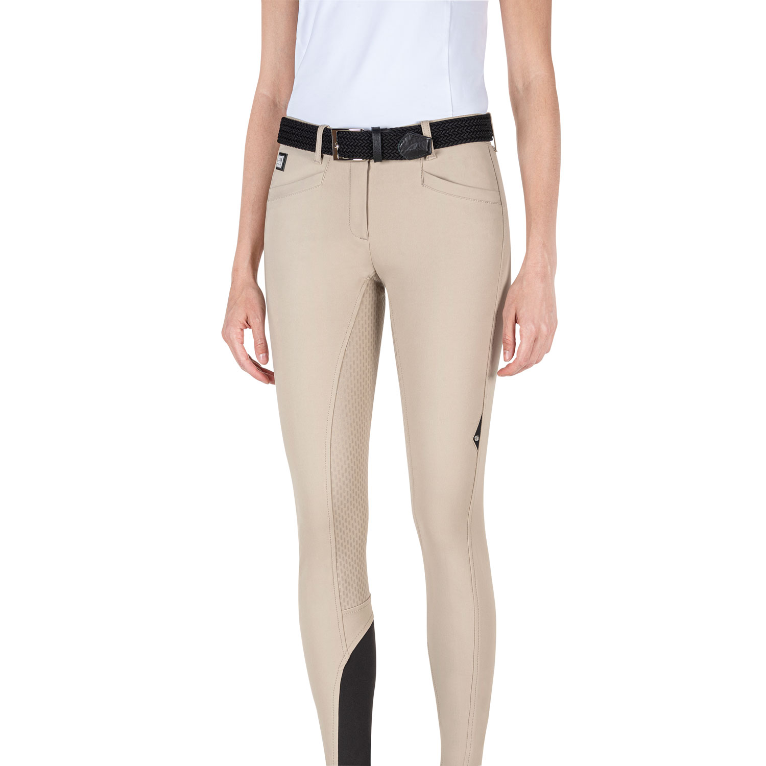 Equiline Womens Full Grip Breeches Cedar - Image 4
