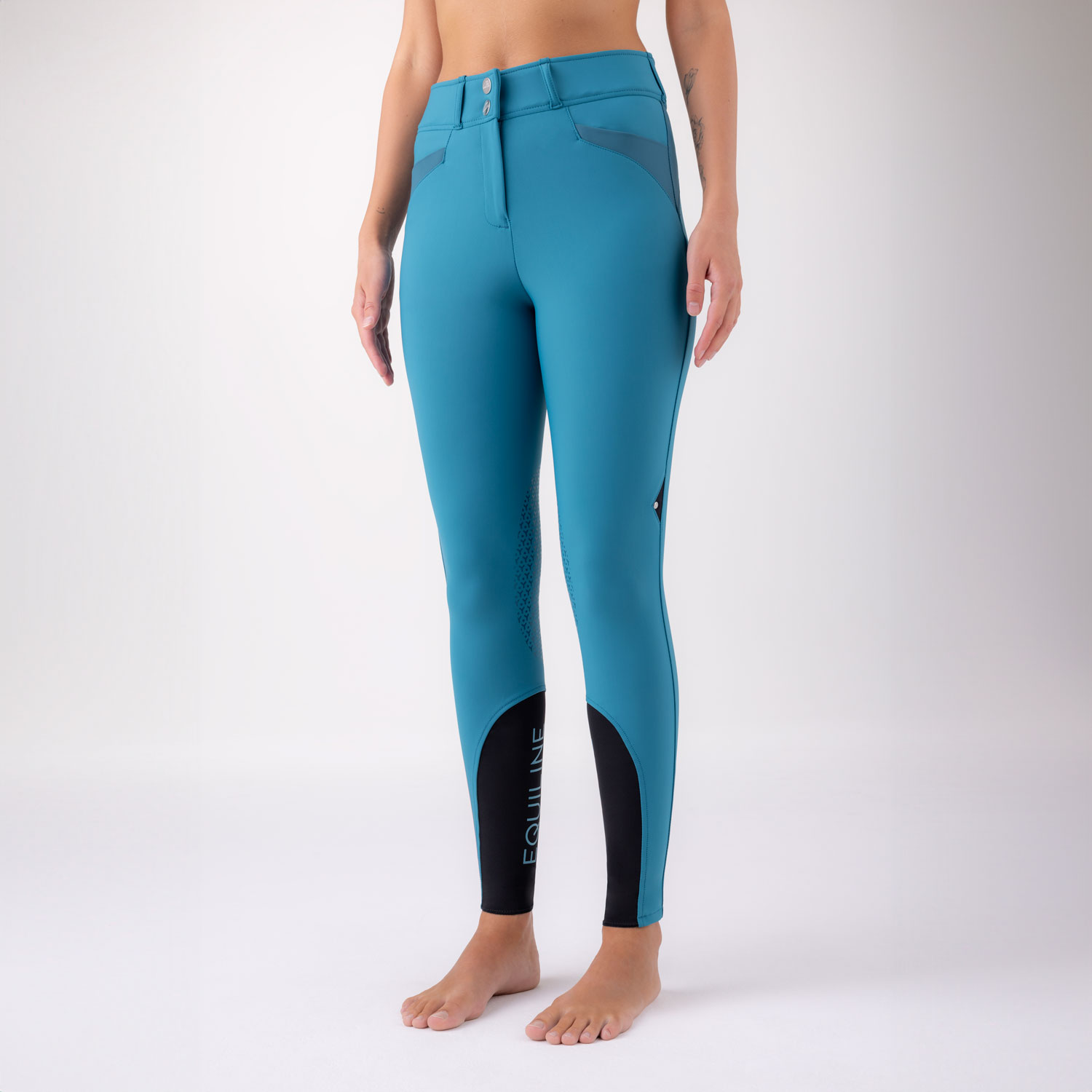 Equiline Womens High Waist Knee Grip Breeches Edrikh - IT46/UK14 - Image 4