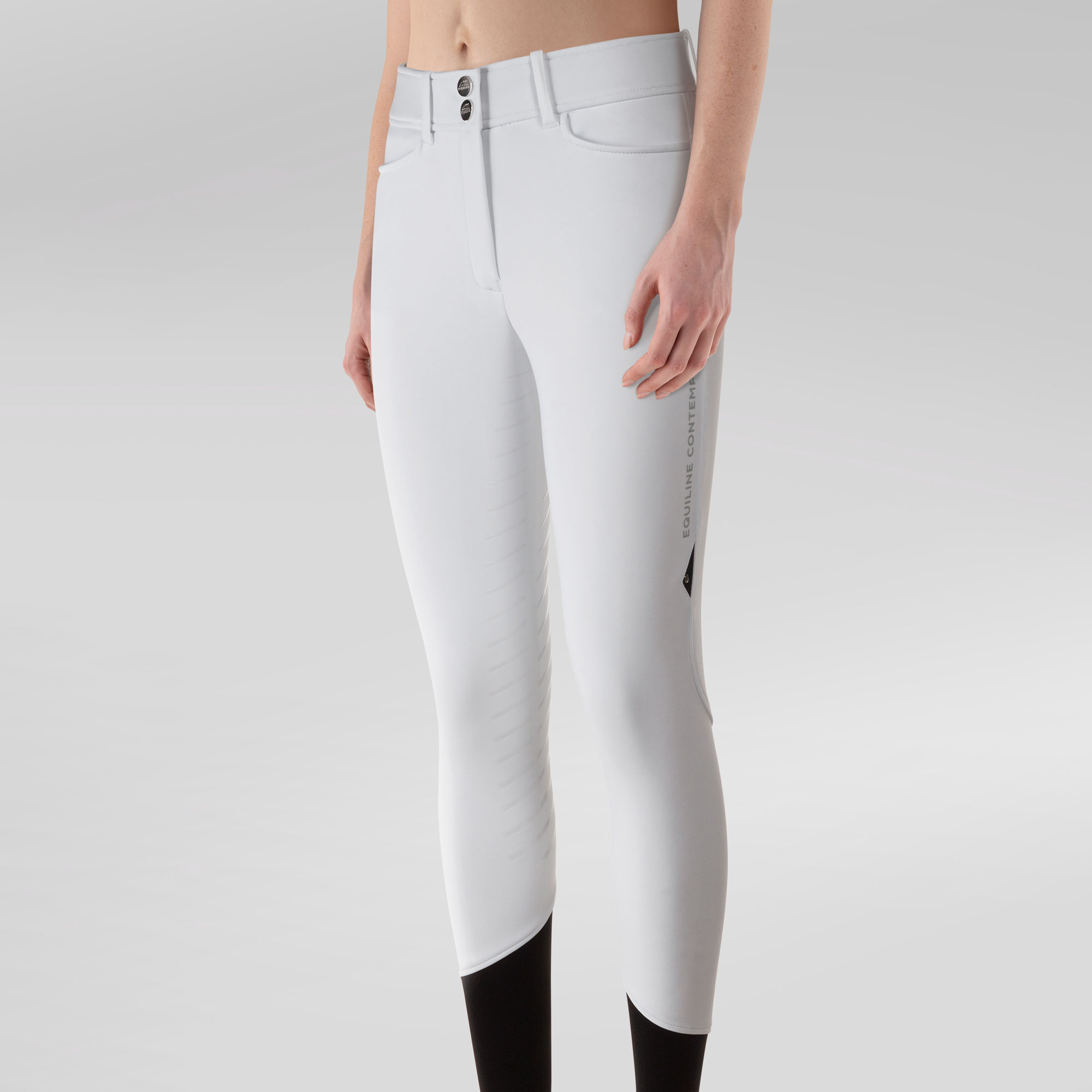 Equiline Womens High Waist Full Grip Winter Breeches CoriaFH - IT46/UK14 - Image 6