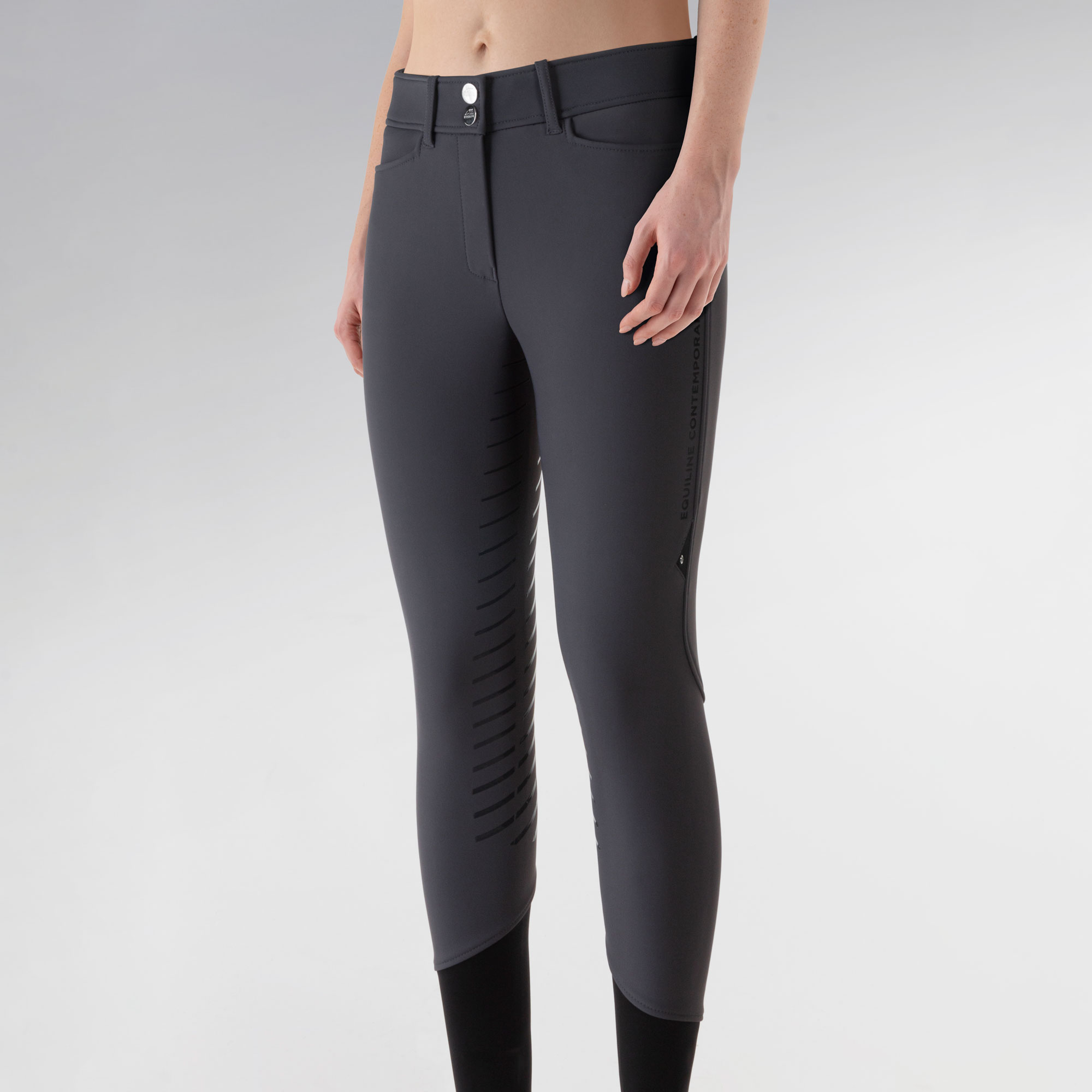 Equiline Womens High Waist Full Grip Winter Breeches CoriaFH - IT46/UK14 - Image 2