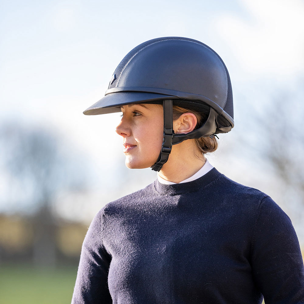 Charles Owen SP8 Plus Leather Look Helmet - Image 3