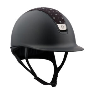 Samshield 2.0 Shadowmatt Helmet - Royal Flower Swarovski Top