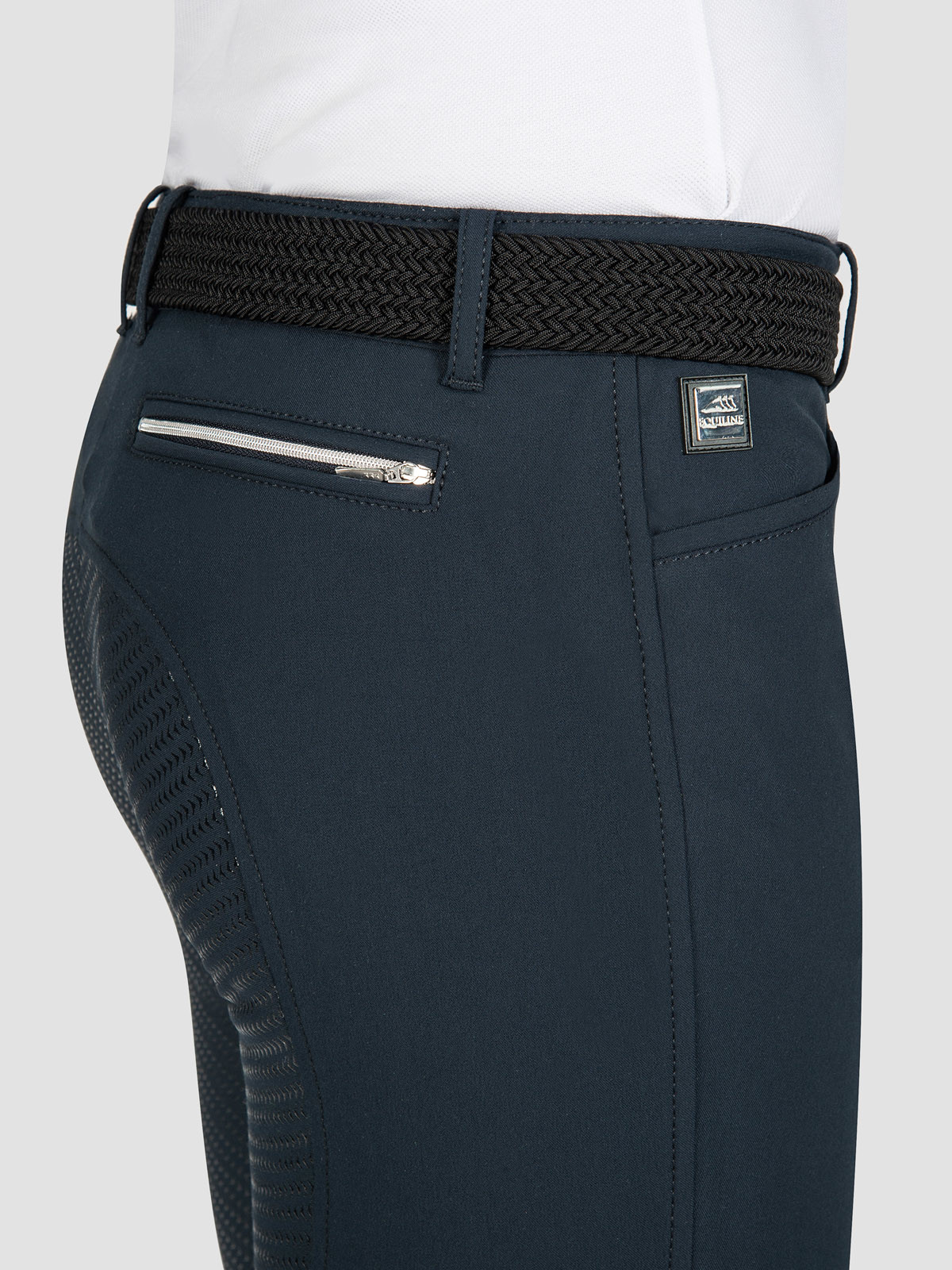 Equiline Mens Full Grip Breeches Walnut - Image 3