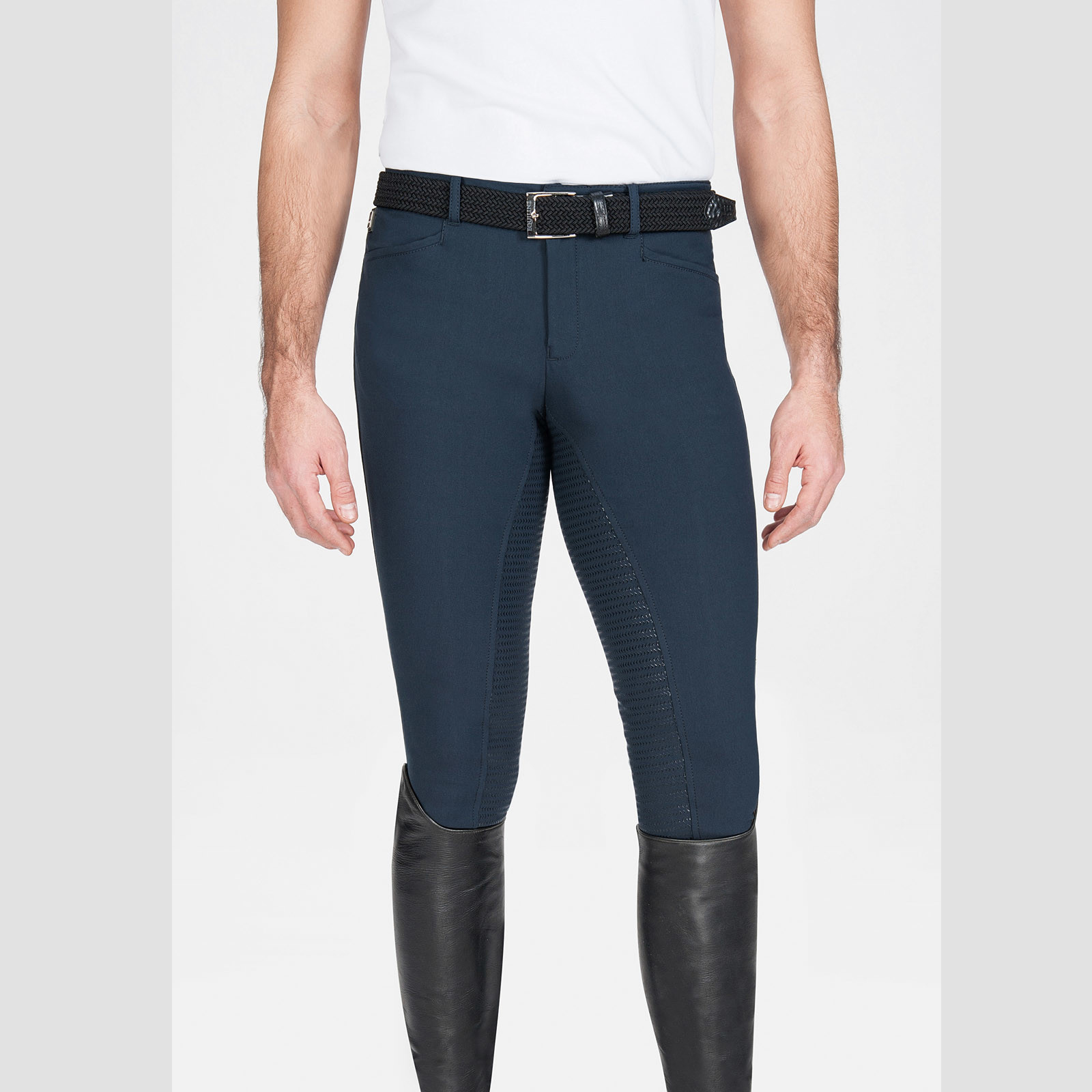 Equiline Mens Full Grip Breeches Walnut - Image 4