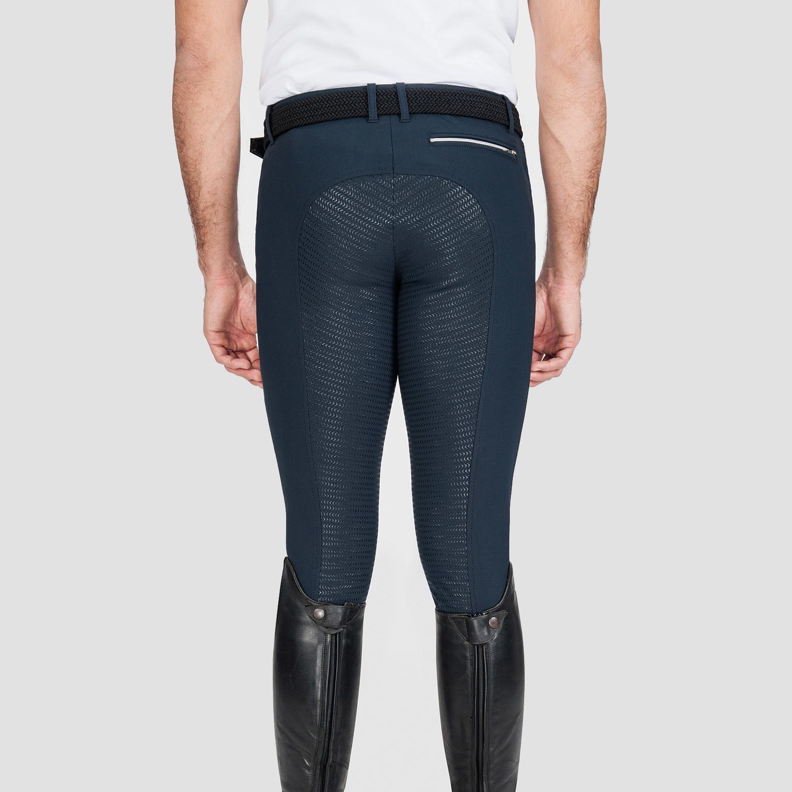 Equiline Mens Full Grip Breeches Walnut - Image 5