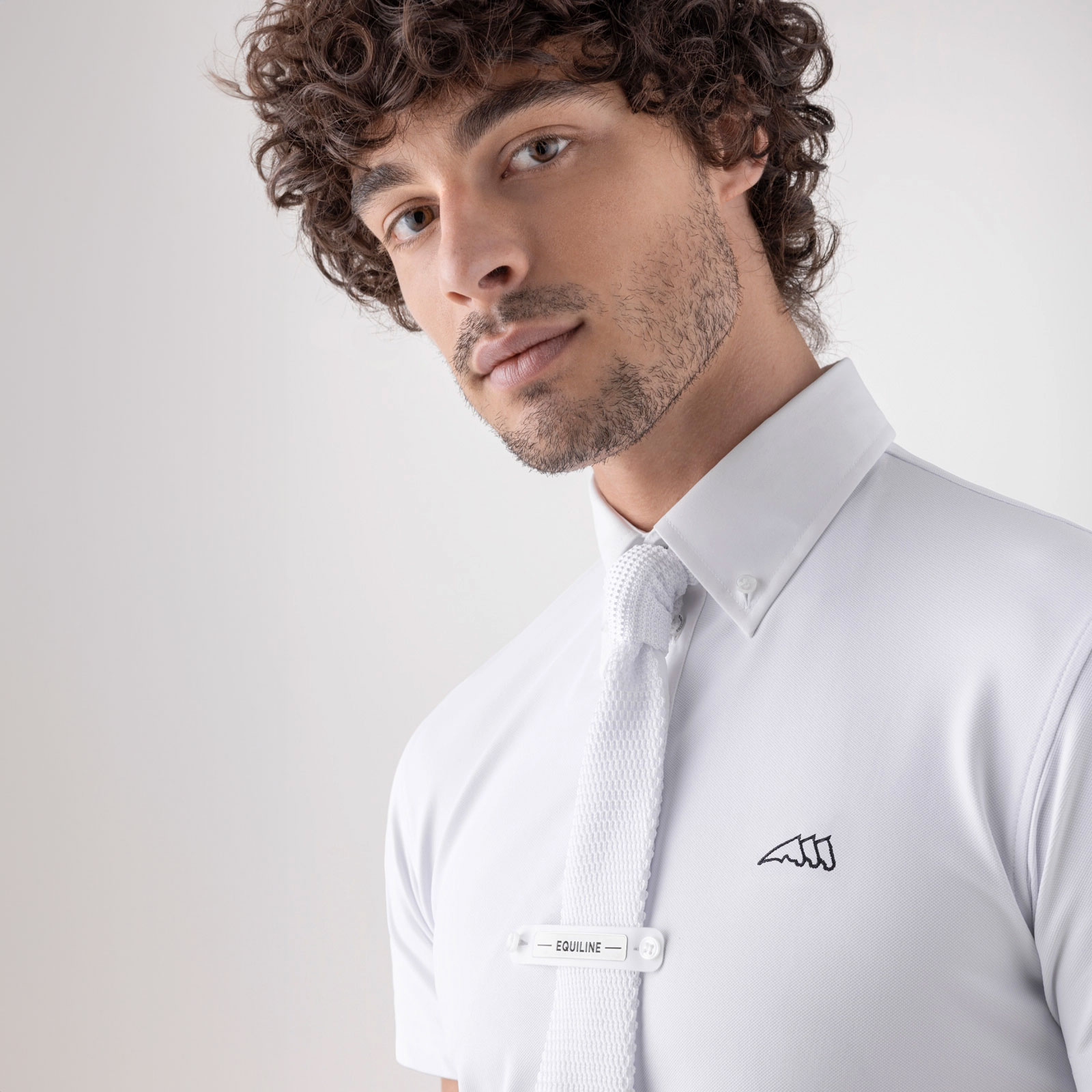 Equiline Mens Logo Competition Polo Niam - Image 3