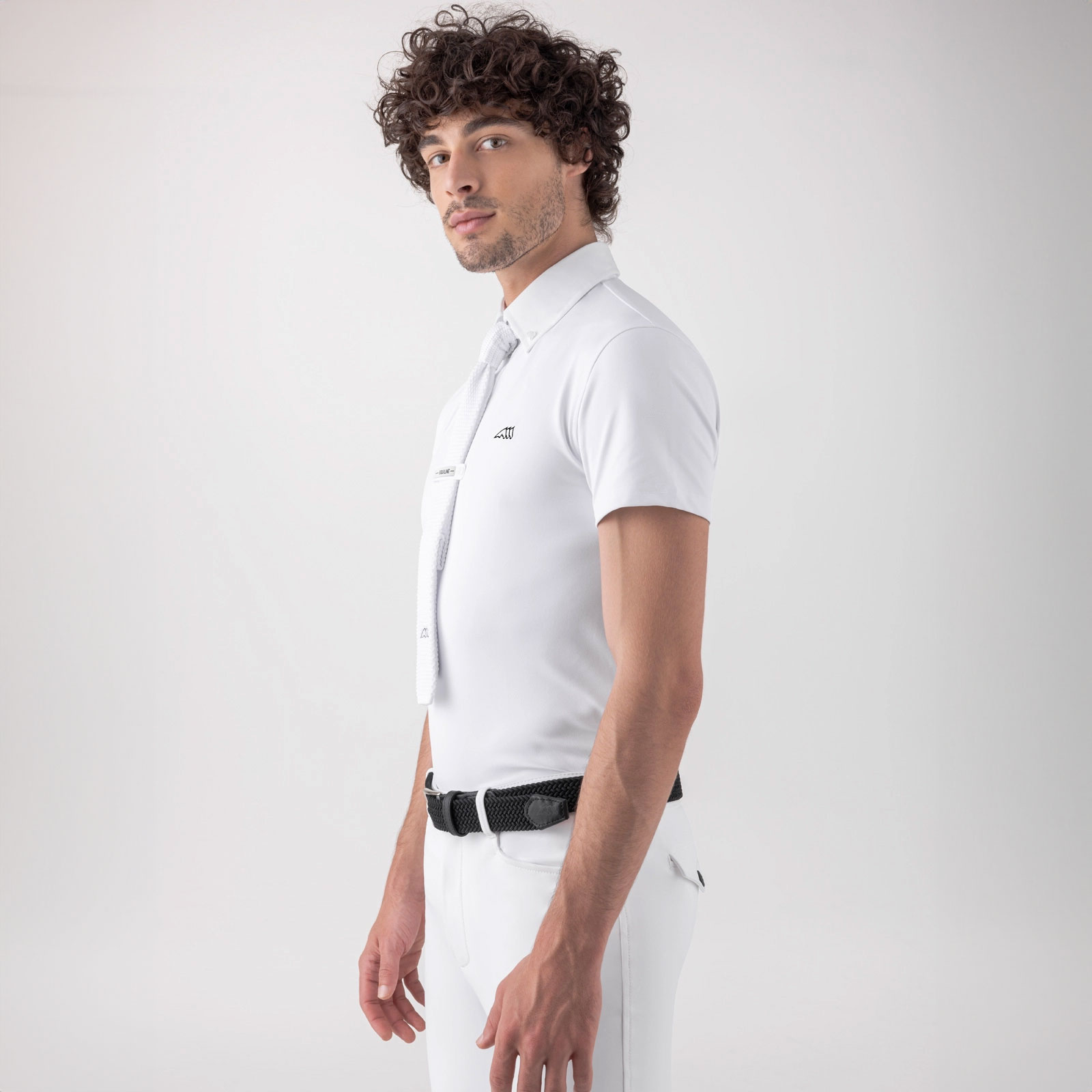 Equiline Mens Logo Competition Polo Niam - Image 4