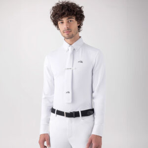 Equiline Mens Long Sleeve Competition Polo Sebastian