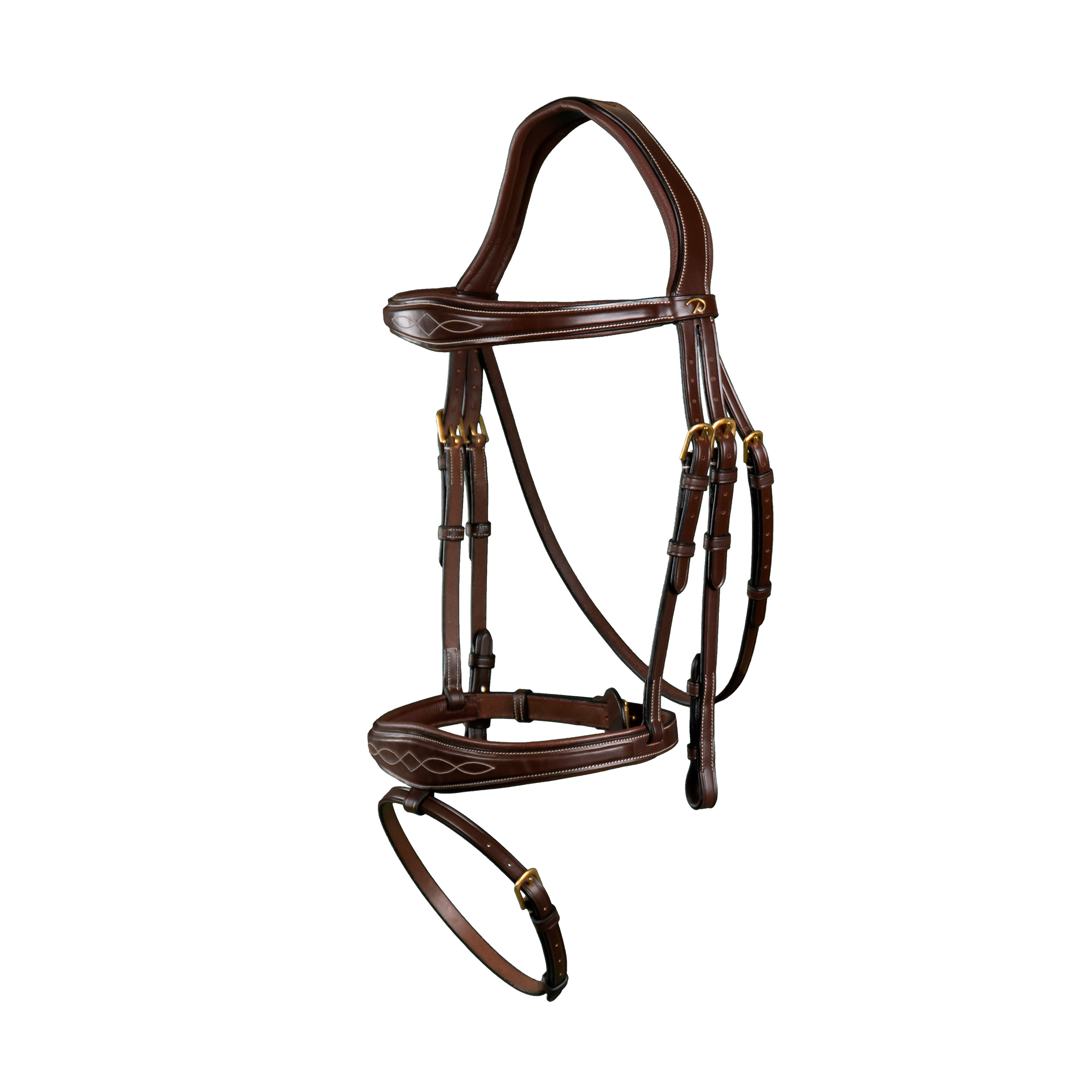 Dy'on D Collection Anatomic Flash Noseband Bridle - Image 5