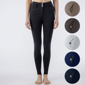 Equiline Womens High Waisted Full Grip Breeches Crystalef