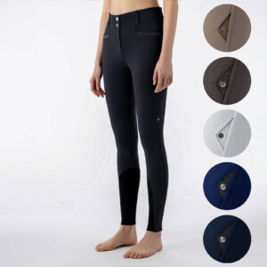 Equiline Womens High Waisted Knee Grip Breeches Crystalek