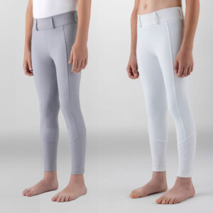 Equiline Junior Girls Full Grip Leggings Gingef