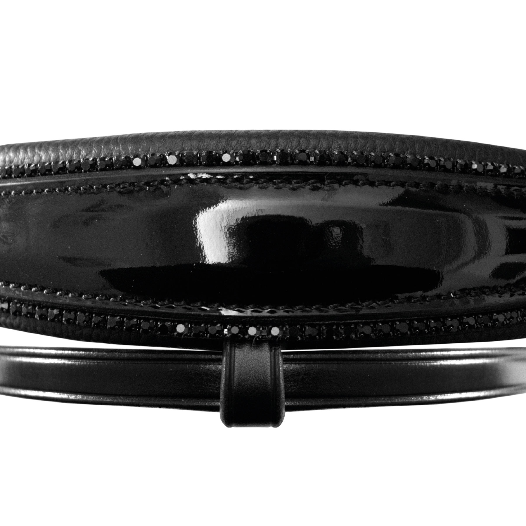 Passier Shadow Snaffle Bridle with Rubber Reins - Image 3