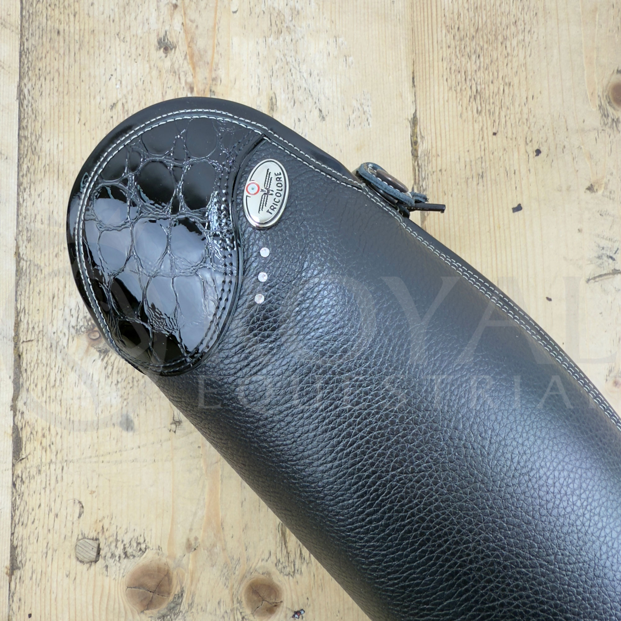 De Niro Salentino Quick Black Riding Boots - Lucidi Black Top - Image 3