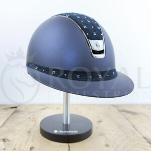 Samshield 2.0 Miss Shield Shadowmatt Helmet - Royal Flower Swarovski