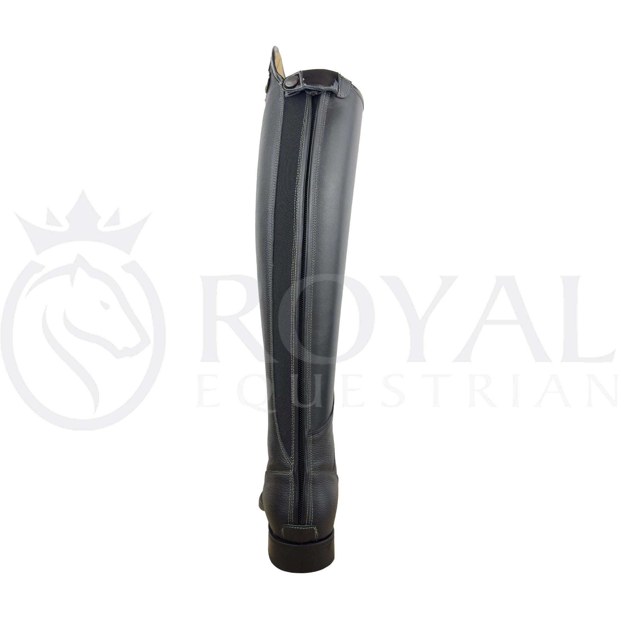 De Niro Salentino Quick Black Riding Boots - Lucidi Black Top - Image 6