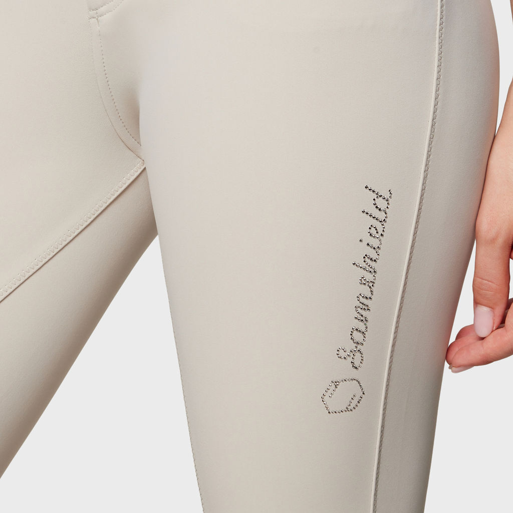 Samshield Womens Knee Grip Breeches Adele - Beige - EU30/UK2 - Image 3