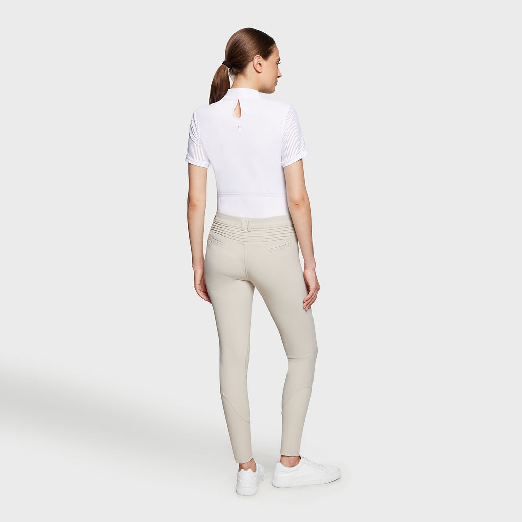 Samshield Womens Knee Grip Breeches Adele - Beige - EU30/UK2 - Image 2