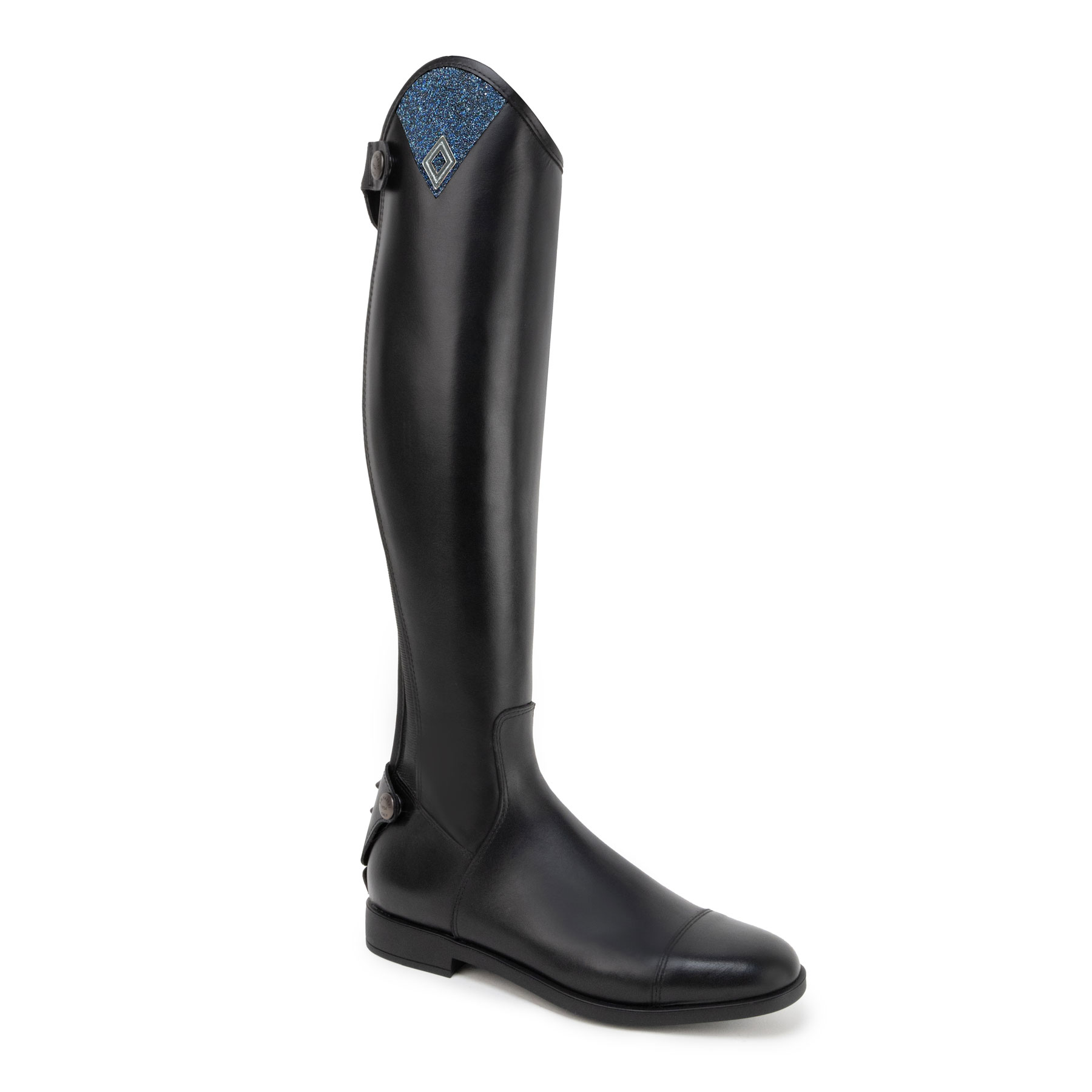 Fabbri Prime Dress Unlaced Riding Boots - Swarovski Carpet Blue