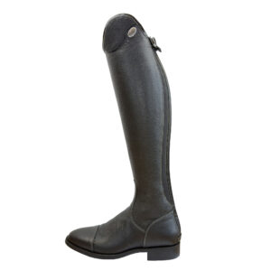 De Niro Salentino Quick Black Riding Boots - Glitter Black Top