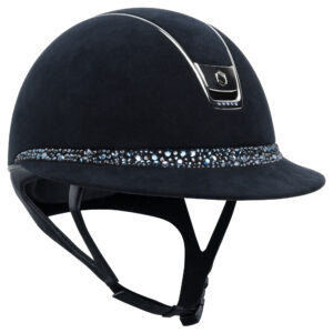 Samshield 2.0 Miss Shield Premium Helmet - Glacier Frontal Band - Chrome 5 Swarovski