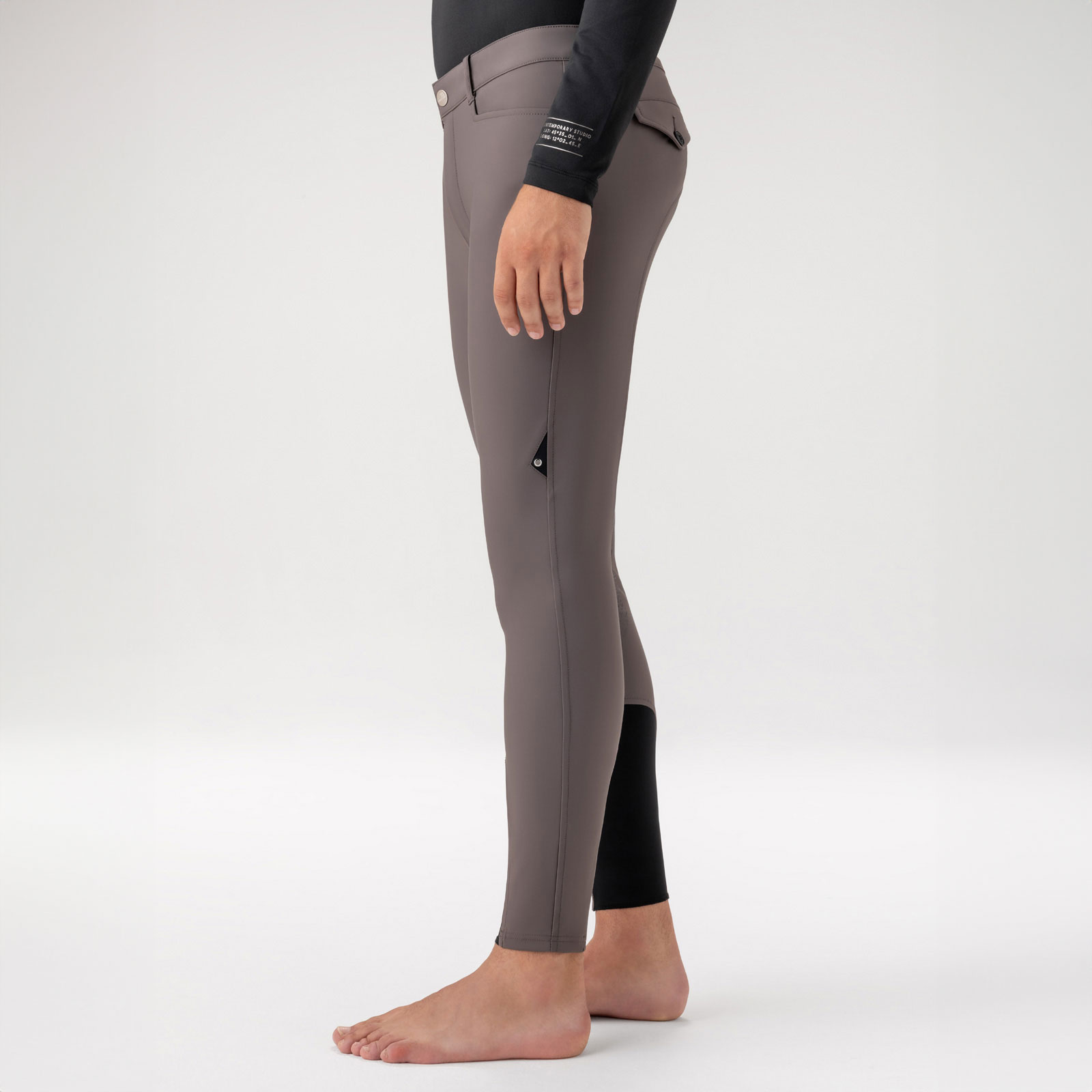 Equiline Mens B-Move Knee Grip Breeches Grafton - Mud - IT52 - Image 2