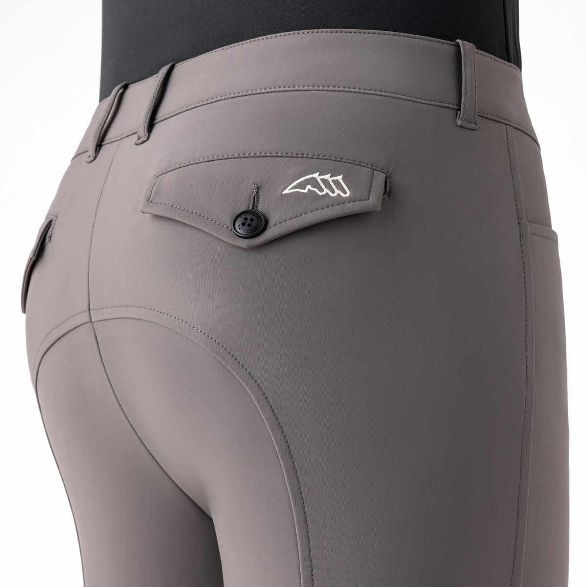 Equiline Mens B-Move Knee Grip Breeches Grafton - Mud - IT52 - Image 3
