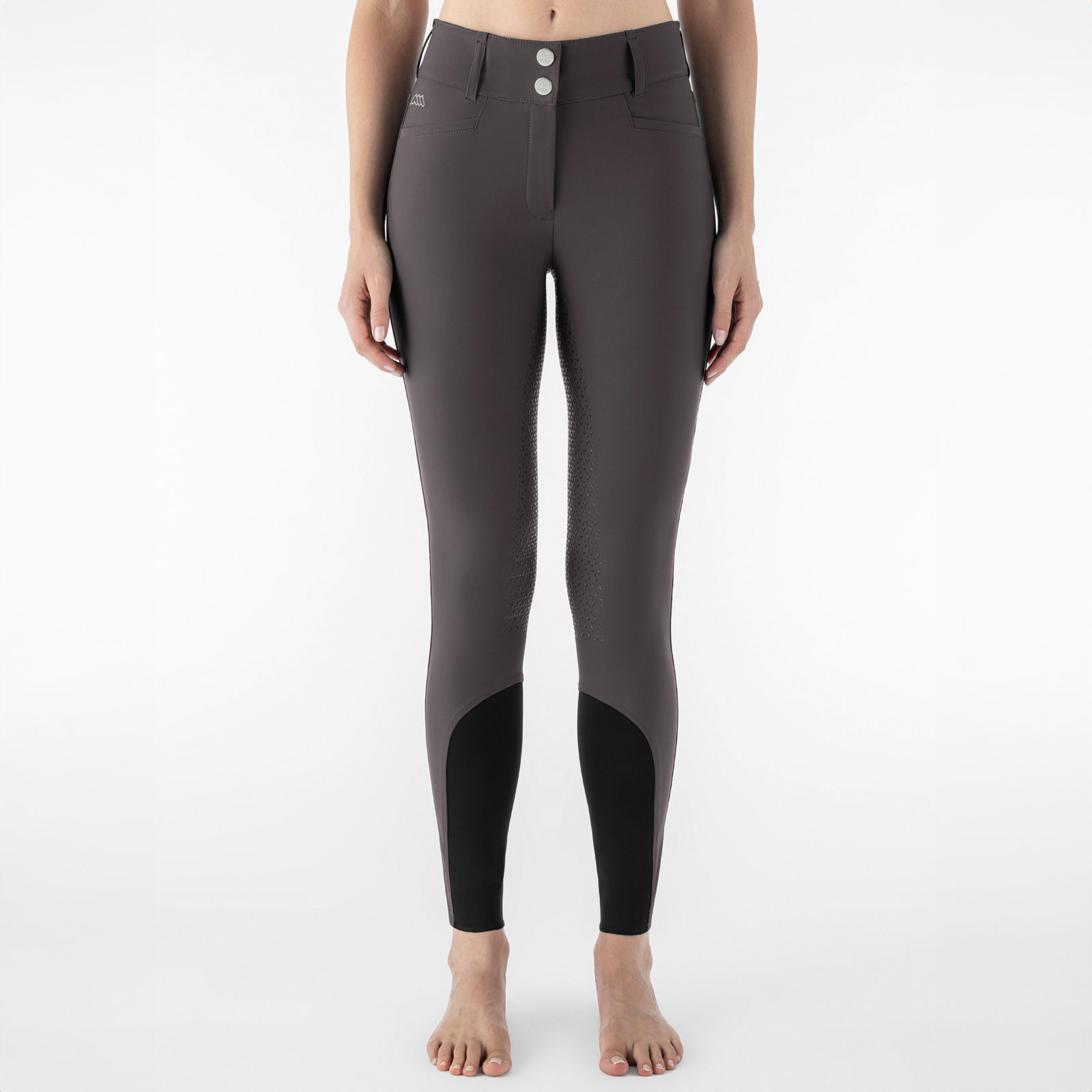 Equiline Womens High Waist Full Grip Breeches Adelle - Mud (IT46/UK14)