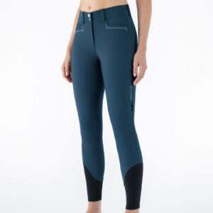 Equiline Womens High Waist Knee Grip Breeches Elver - Legion Blue - IT38/UK6