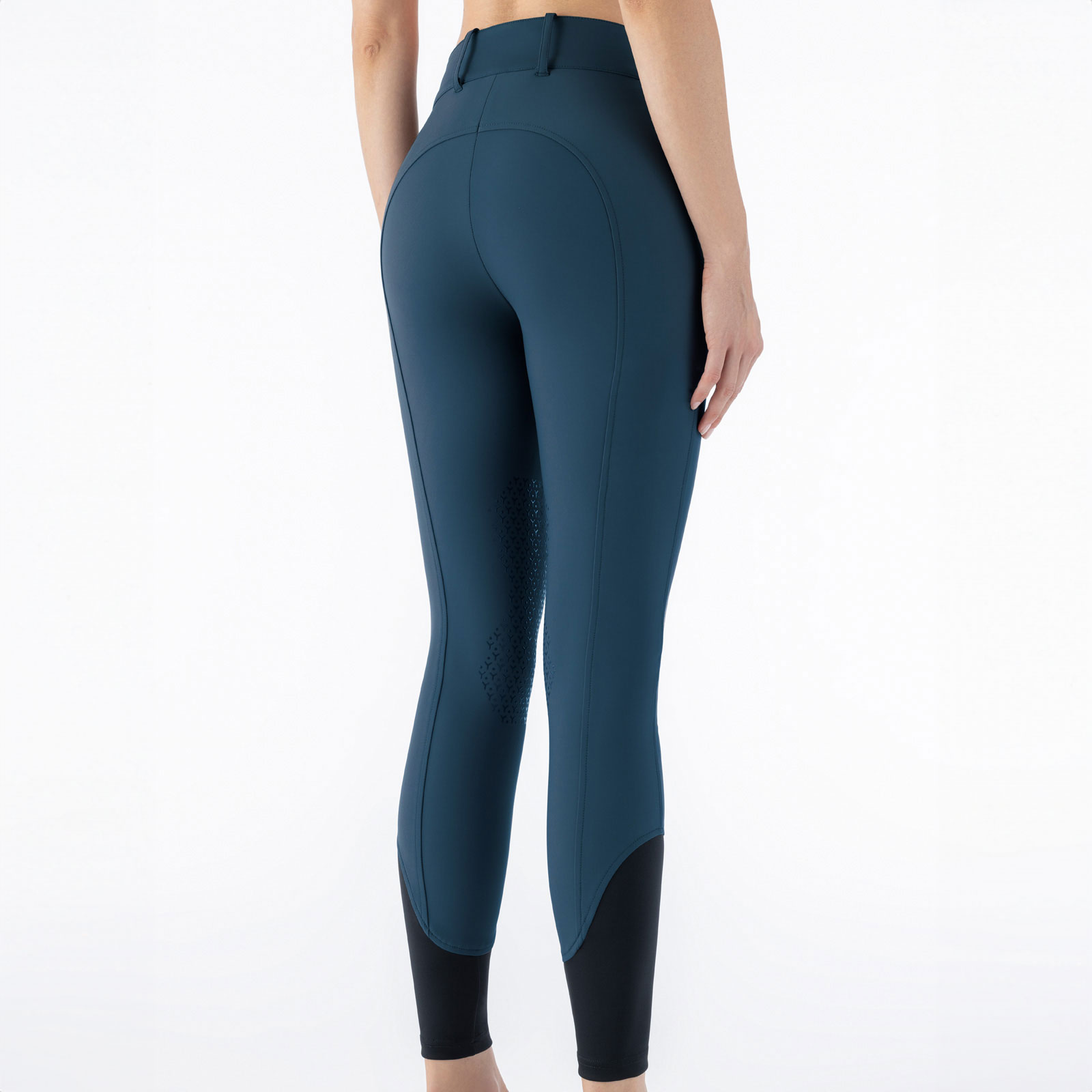 Equiline Womens High Waist Knee Grip Breeches Elver - Legion Blue - IT38/UK6 - Image 2